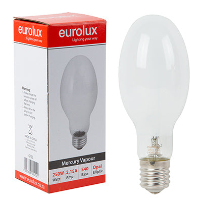 Mercury Vapour Opal Elliptic E40 250w