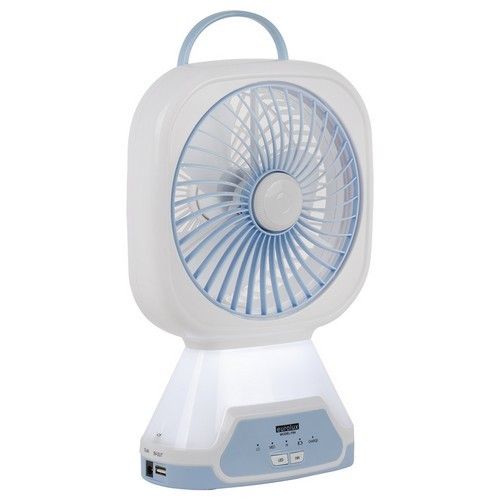 Eurolux Portable Rechargeable Mini Fan With LED Night Light