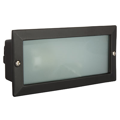 Brick light without louver (black)