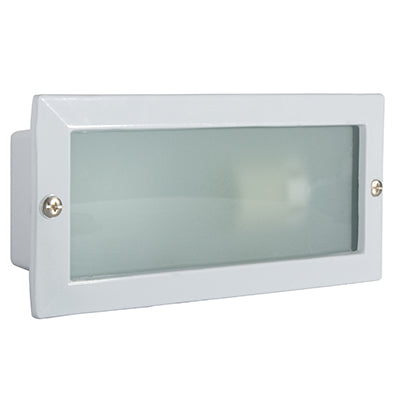 Brick light without louver (white)