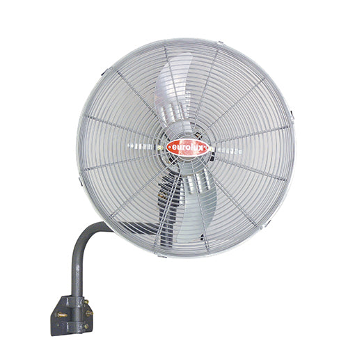 Hurricane Wall Fan 2 Blades Silver Motor Power 130w