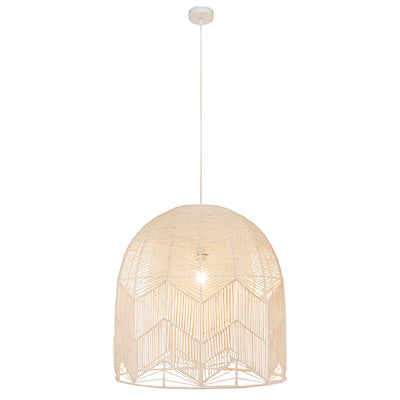 Toulon BLK-600 Pendant Black Woven Rattan