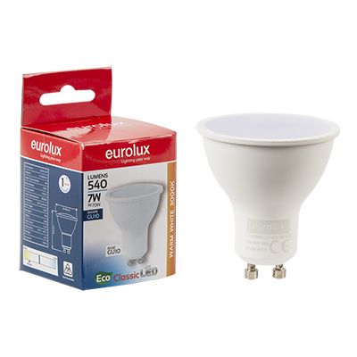 Eurolux LED GU10 Core 7W 3000K (6 pack)