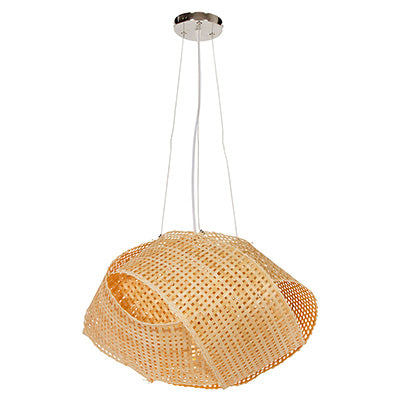 Neda 500 Pendant Nature Woven Bamboo