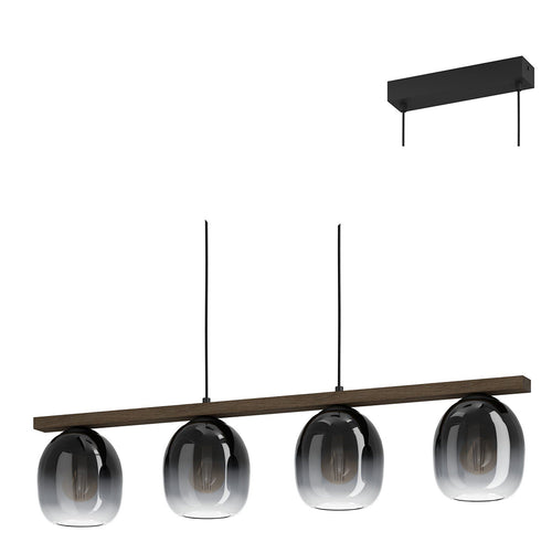 Eurolux Filago 4LT Pendant (Black)