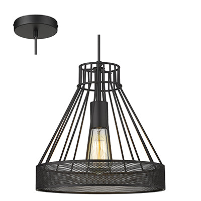 Eurolux Grid Pendant (Black)