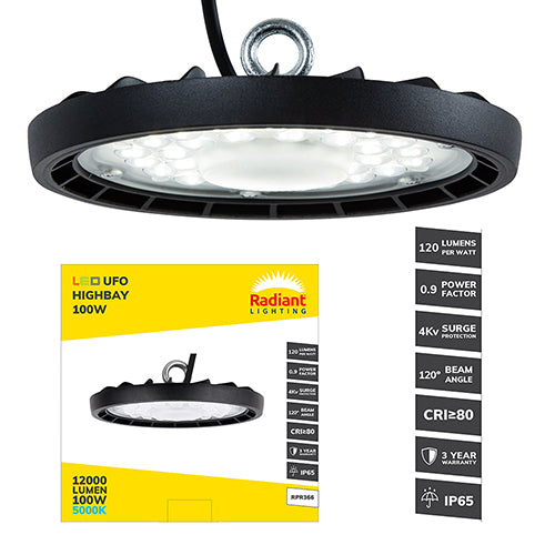Eurolux UFO LED High Bay Light 100W