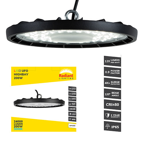 Eurolux UFO LED High Bay Light 200W