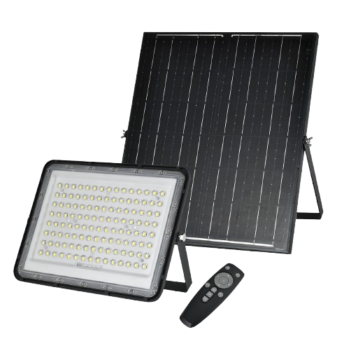 Synerji Solar LED Floodlight 150W 6500K IP65 with Remote