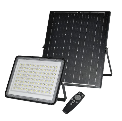 Synerji Solar LED Floodlight 100W 6500K IP65 with Remote
