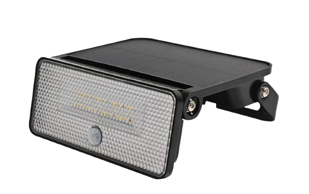Synerji Solar LED Rectangle Security Light 8W 6500K PIR – Black
