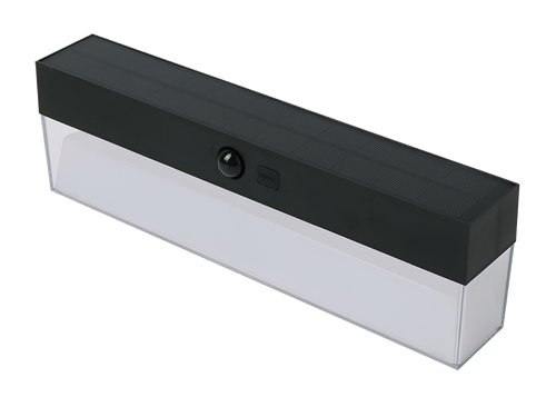 Synerji Solar LED Rectangle Wall Light 4W 3CCT PIR – Black