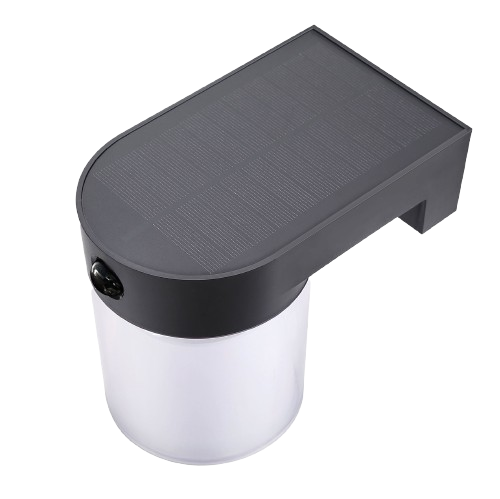 Synerji Solar LED Round Wall Light 4W 3CCT PIR – Black