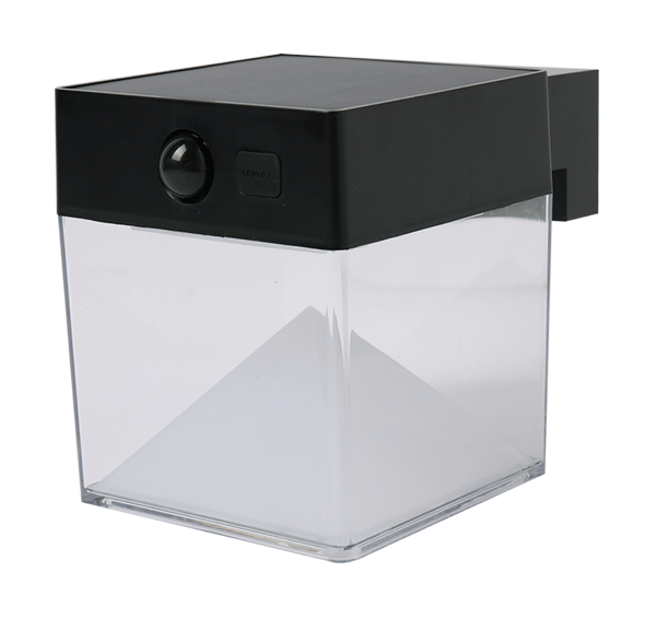 Synerji Solar LED Square Wall Light 4W 3CCT PIR – Black