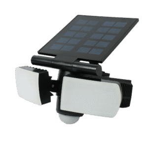 Synerji Solar LED Twin Security Light 8W PIR – Black
