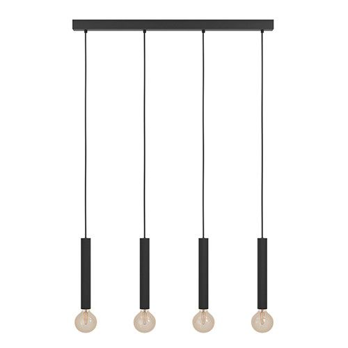 Eurolux Cortenova 4LT Pendant (Black)