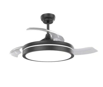 Aquila Black 42" 3CCT Dimmable Fan with Remote