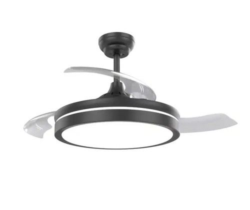AQUILA BLACK 42" 3CCT DIMMABLE FAN+ REMOTE