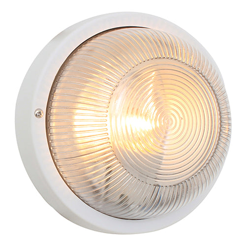 Round Plastic Plain Bulk Head 190mm