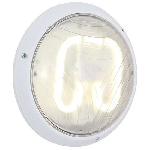 Clear outdoor bulkhead (white)