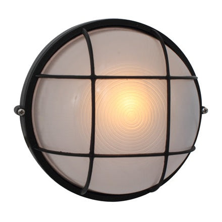 Large round bulkhead with a grid