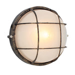 Large round bulkhead with a grid