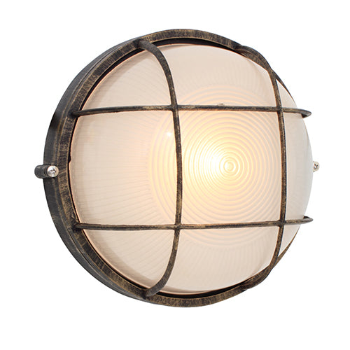 Large round bulkhead with a grid
