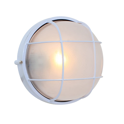 Large round bulkhead with a grid