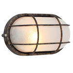 Large oval bulkhead with a grid