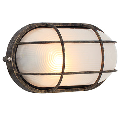 Large oval bulkhead with a grid