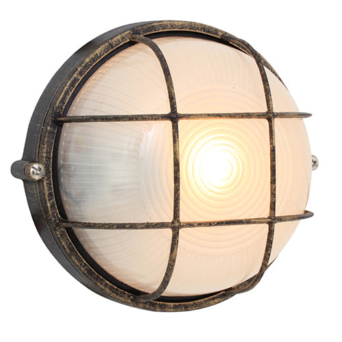 Small round bulkhead with grid
