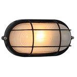 Small oval bulkhead with grid