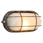 Small oval bulkhead with grid