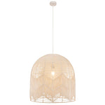 Toulon BLK 450 Pendant Black Woven Rattan